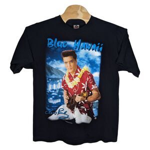 Vintage Elvis Presley Blue Hawaii T Shirt Size‎ XL Mens AAA Movie Film Tee 1998